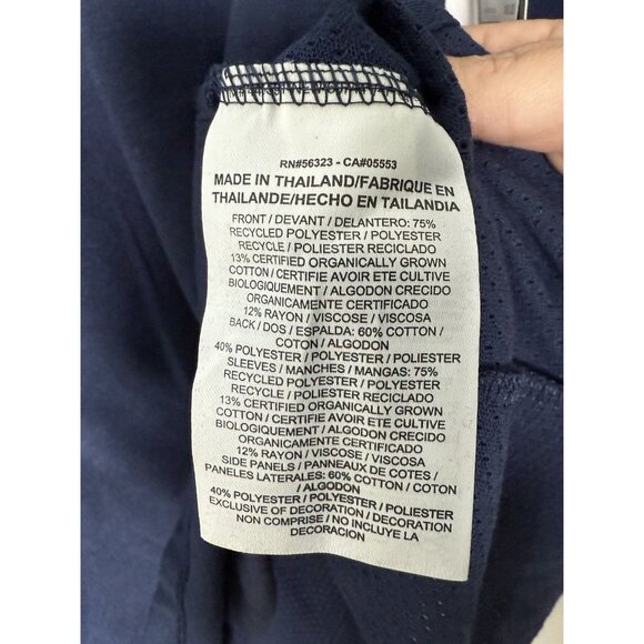 Nike Women’s Navy Blue Long Sleeve Dri-Fit Shirt Sz Large NWT - Picture 9 of 12